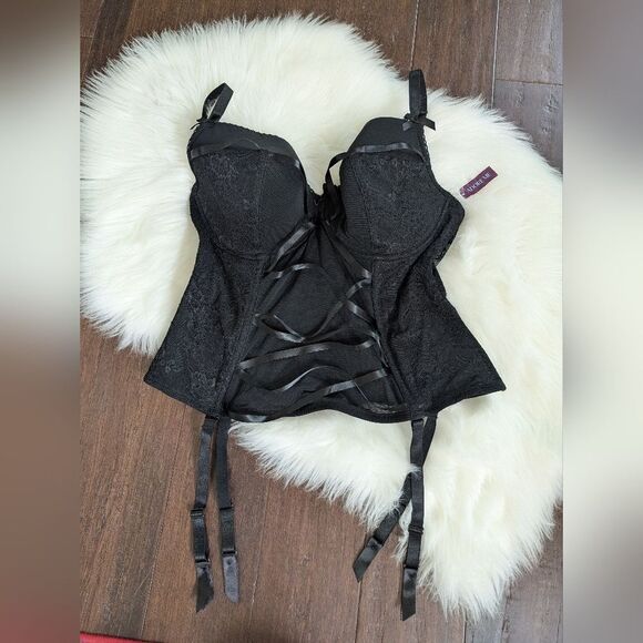 NWT Adore Me Moreen Khora Contour Plus Corset Bra Bustier Lingerie 38G - Picture 2 of 8